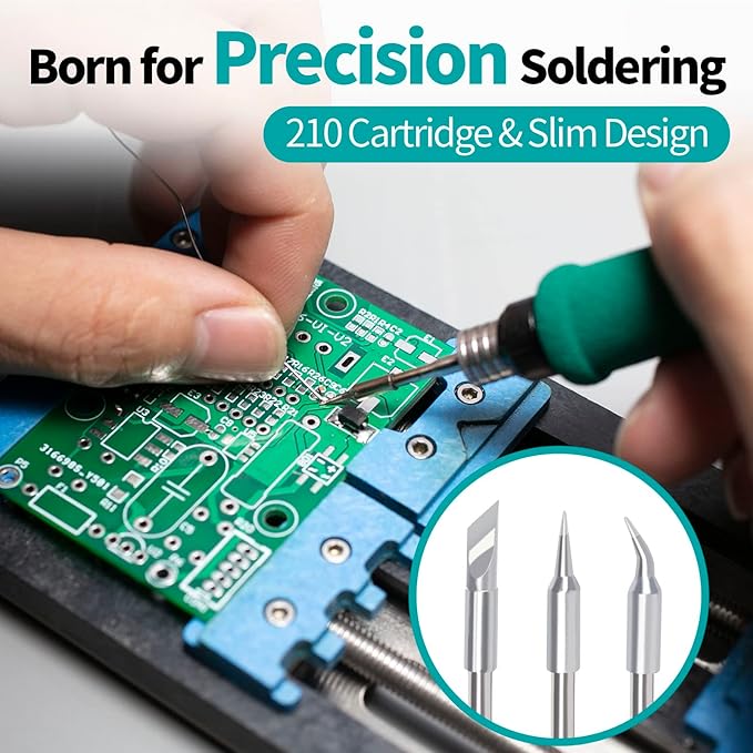 YIHUA 982 Precision Soldering Iron Station Kit - Image 2