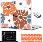 CISSOOK Compatible with MacBook Air 13.6 inch Case M4 M3 M2, Plastic Hard Shell by CISSOOK