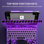 Transparent Case with Keyboard for iPad 9th10.2 Inch, with 7-Color Backlit - Image 8