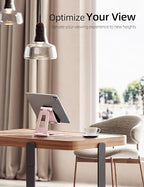 Nulaxy Aluminum Dual Foldable iPad Stand, Fully Adjustable Desktop Tablet Holder - Image 6