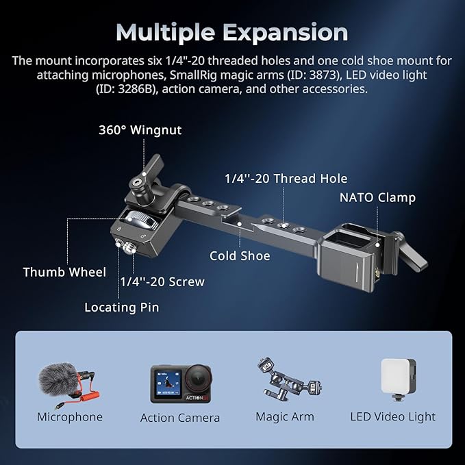 SmallRig Adjustable Camera Monitor Mount - Image 6