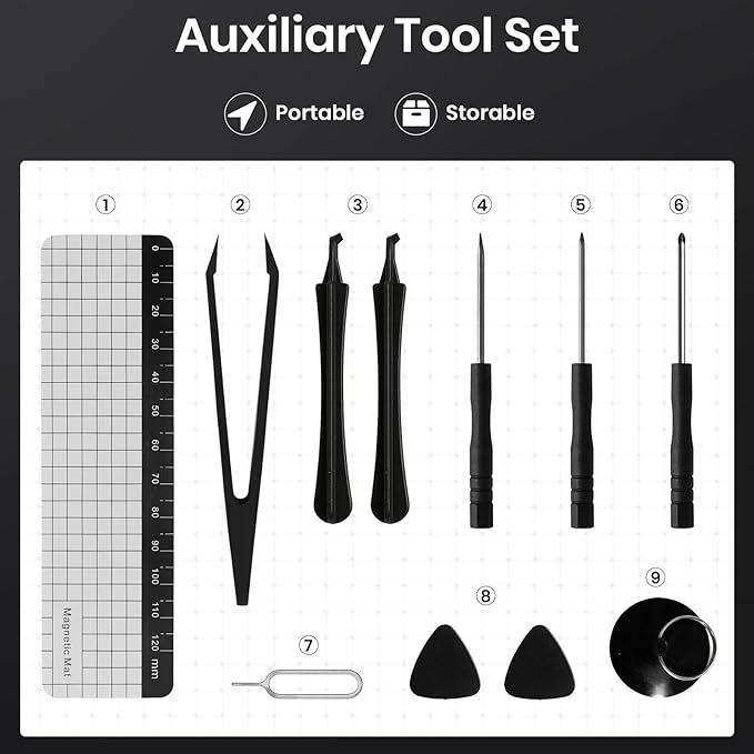 38-in-1 Precision Screwdriver Set, Mini Professional Magnetic Pads Tiny Repair - Image 4