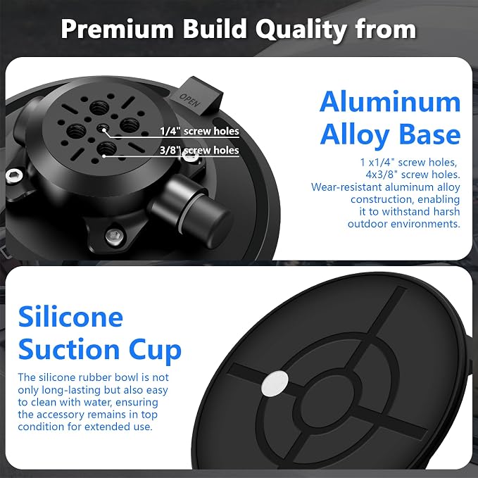 6" Camera Suction Cup Mount - Image 9