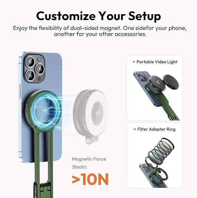 ULANZI MA30 Magnetic Phone Tripod Stand - Image 6