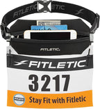 Fitletic Neo Race Belt, 10k | Running Belt | N01R-01 - Image 2