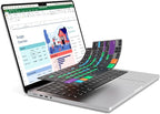JCPal Microsoft Excel Shortcut Guide Keyboard Cover by JCPAL