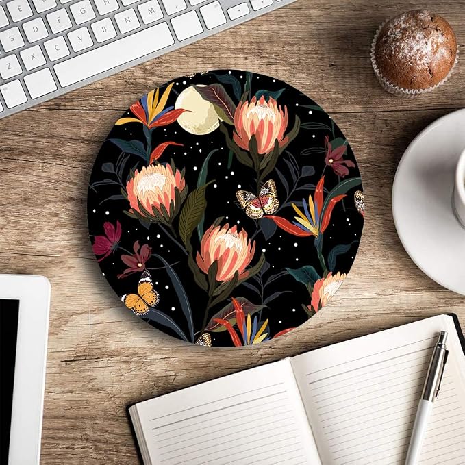 Mouse Pad Round, Cute Mouse Pad - Image 5