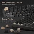 RK ROYAL KLUDGE M75 Wireless Mechanical Keyboard 2.4Ghz/BT5.1/USB-C Gaming - Image 5