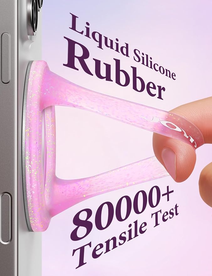 JOYROOM Magnetic Phone Grip, Silicone Finger Loop Grip Phone Grip - Image 3