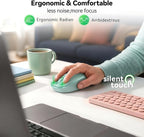 TECKNET Wireless Mouse for Laptop, 2.4G Quiet Computer Mouse - Image 7