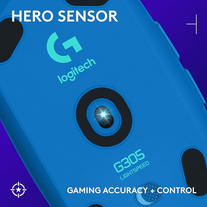 Logitech G305 LIGHTSPEED Wireless Gaming Optical Mouse, Hero 12K Sensor - Image 2