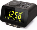 uscce Alarm Clock Radio for Bedroom by USCCE