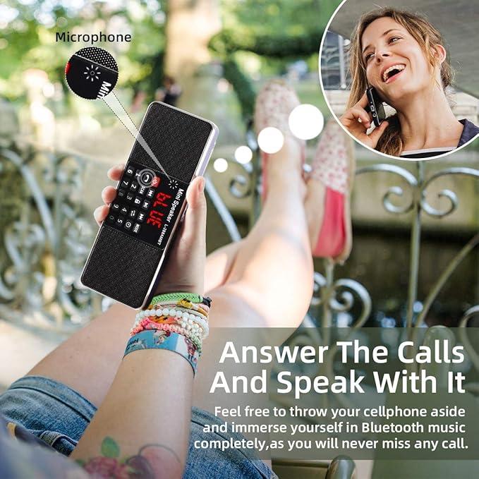 PRUNUS J-288 Portable Radio AM FM Radio - Image 5