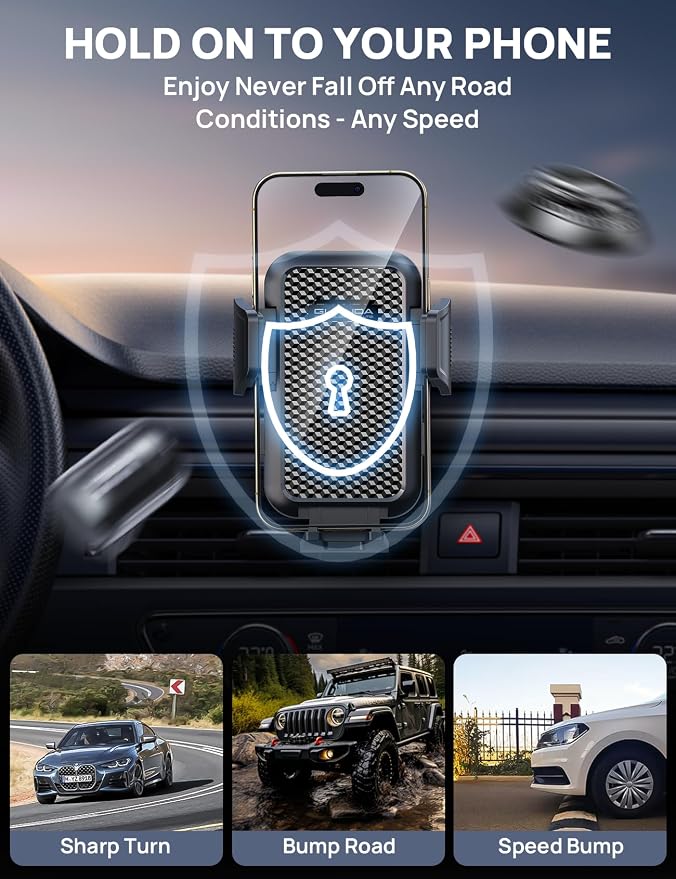 Dashboard Phone Holders for Your Car, Car Cell Phone Holder, Rotatable Suction - Image 6