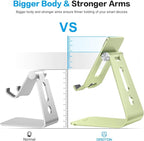 OMOTON Adjustable Tablet Stand for Desk, Upgraded Longer Arms for Greater - Image 3