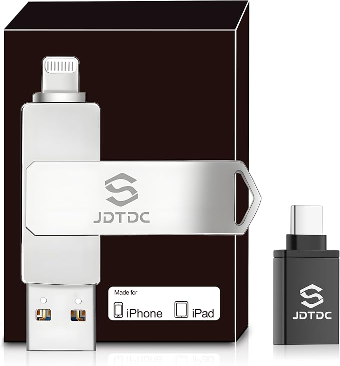 Genuine Apple MFi Certified 128GB iPhone-Photo-Stick Real Capacity by JSLJDTDC