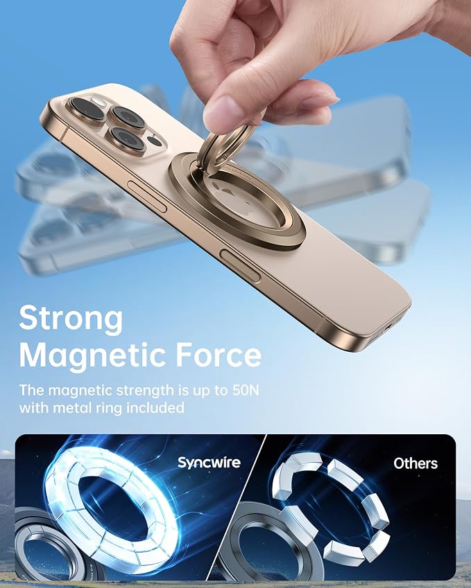 SYNCWIRE Magnetic Phone Ring Holder - Image 4