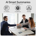 Ai Voice Recorder, Note Voice to Text Recorder W/Magnetic Case, App Control - Image 3