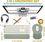 Hokafenle 2 in 1 Ergonomic Mouse Pad Wrist Support & Wrist Rest - Image 2