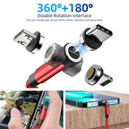 540 Rotation Magnetic Charging Cable, 3 in 1 Phone Charger 3A Fast Charging & - Image 2