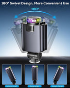 Retractable Car Charger with Air Freshener Diffuser & Star Lights - Image 8