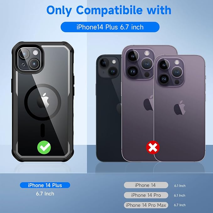 seacosmo for iPhone 14 Plus Case, Full Body Bumper - Image 2
