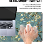 Almond Blossoms Large Mouse Pad, Gaming Keyboard Desk Pad, Extended Mouse Mat - Image 5
