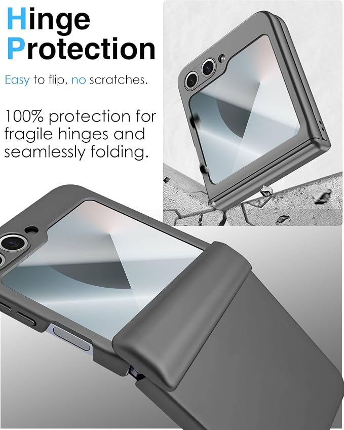 STORMTAL for Samsung Galaxy Z Flip 6 Case/Z Flip 7 FE Case, Hinge Protection - Image 3