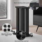 A Pair of Speaker Stands, Bookshelf Speaker Stand Steel Frame Support - Image 3