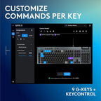Logitech G915 X Wired Mechanical Gaming Keyboard, Double-Shot PBT Keycaps - Image 4