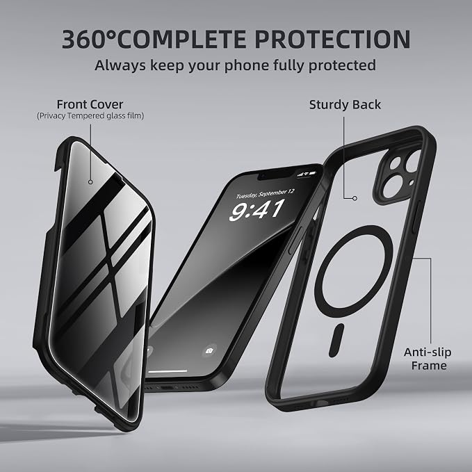 BERFY Magnetic for iPhone 14 Case, Compatible - Image 8