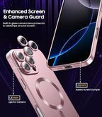 Magnetic for iPhone 16 Pro Case Slim Soft Silicone Bumper Shockproof Metallic - Image 4