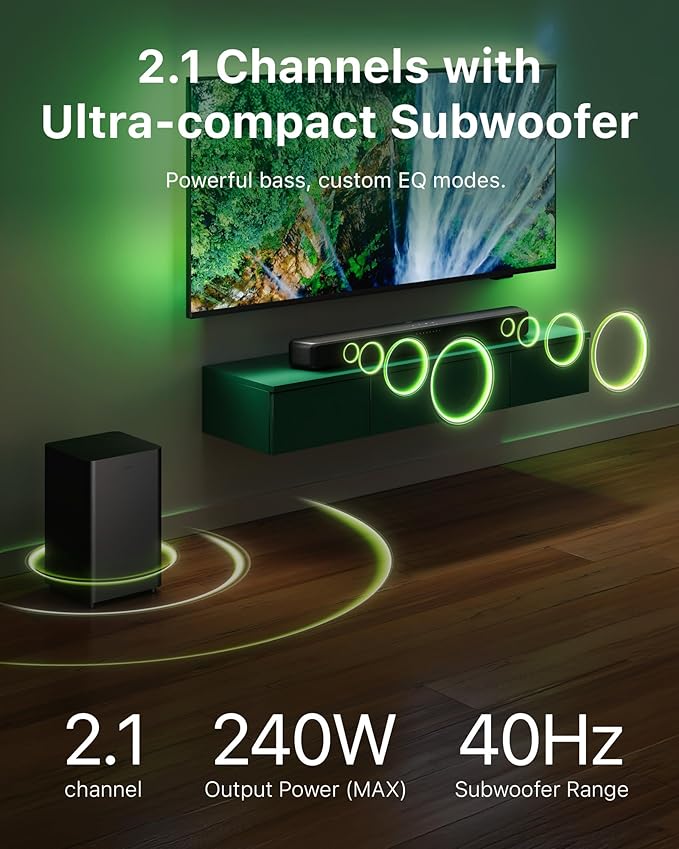 PHILIPS B5309 Soundbar 2.1 - 240W Max Power - Image 2