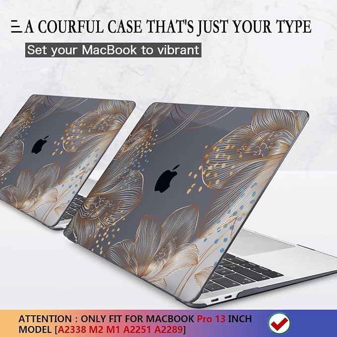 CISSOOK for MacBook Pro 13 inch Case 2025-2020 Release Model A2338 M1 M2 A2289 - Image 3