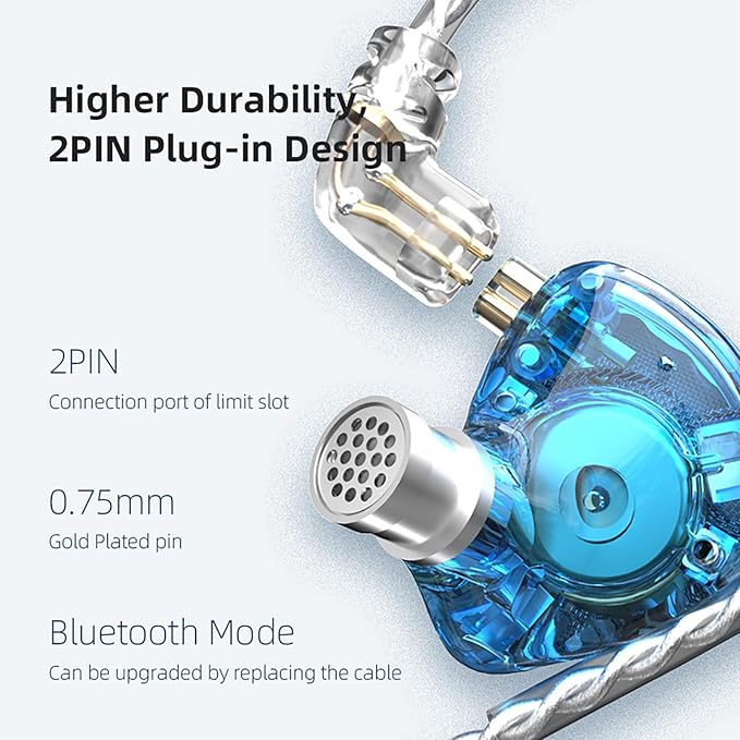 CCA KZ Zax in Ear Monitor Headphones 16 Units 7BA 1DD Hybrid Drivers HiFi IEM - Image 7