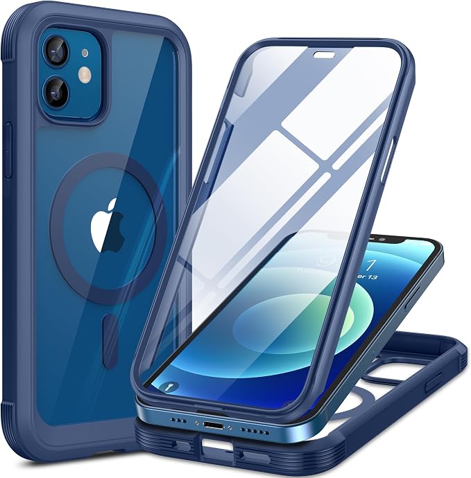 Miracase Magnetic for iPhone 12 mini Case, Drop & Scratch-Resistant, Shockproof by Miracase