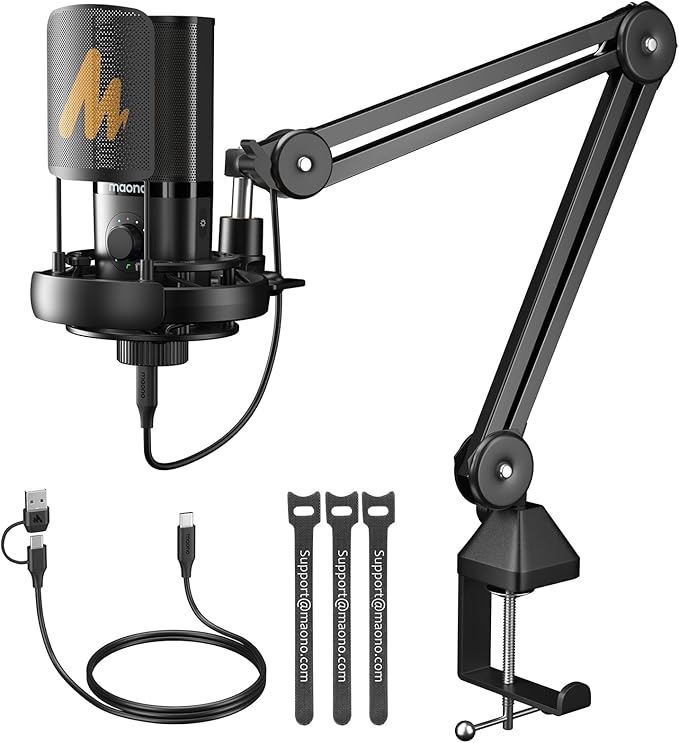 MAONO USB Condenser Microphone-Studio Mic by MAONO