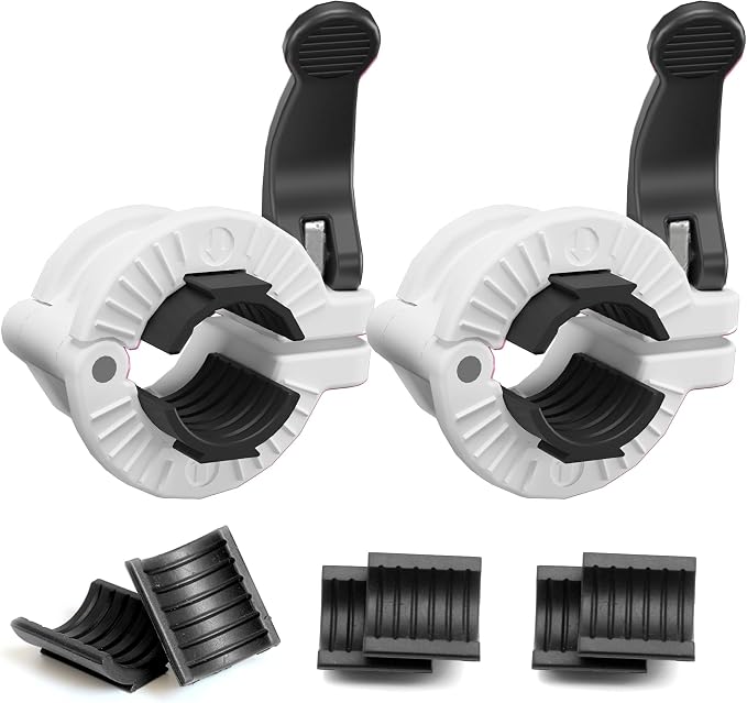 MAXRICH Barbell Clamp 1 inch Multiple Sizes & Adjustable Weight Clips by MAXRICH