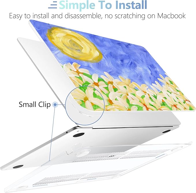 MEEgoodo Case for M4/M3/M2 MacBook Air 13.6 inch Case 2025 2024 2022, Fit Model - Image 5