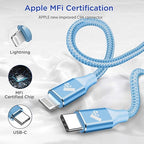 USB C to Lightning Cable 2Pack 1FT iPhone Fast Charger Cable Power Delivery - Image 6