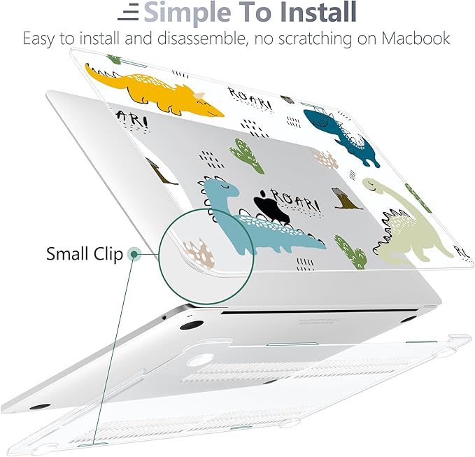 Batianda Case for M1 MacBook Air 13 Inch Model A2337 A2179 A1932 2021 2020 2019 - Image 4