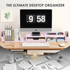 OPNICE Desk Organizers and Accessories, Dual Monitor Stand Riser - Image 5