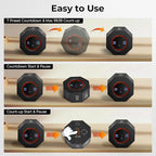 Rechargeable Pomodoro Timer, 8-Angle Auto-Rotating Screen - Image 4