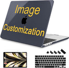 Mektron Custom Photo Case for MacBook Air 13.6 Inch 2022 2023 2024 2025 Release by Mektron