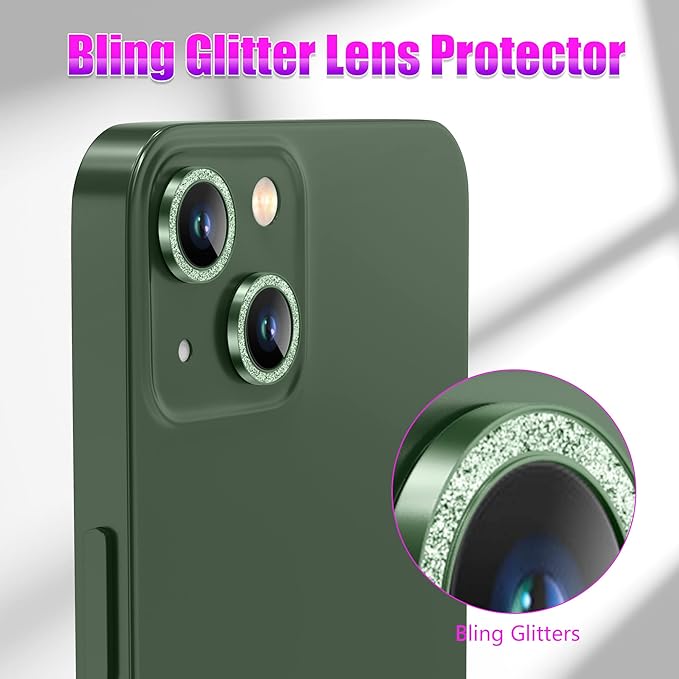 AGVEE 3+3 6 Pack for iPhone 13 6.1 inch / 13 Mini 5.4 inch Camera Lens Cover - Image 5