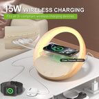 Bluetooth Alarm Clock, Sunrise Simulation Wake Up Night Light, 15W Fast - Image 5