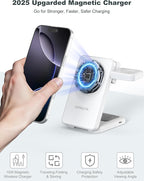 2025 Upgraded Wireless Charger for Apple: 3 in 1 Charging Station Foldable Fast - Image 4