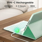 Keyboard Case for iPad Air 5th/4th Pro 11 inch, 7-Color Backlit Detachable - Image 6