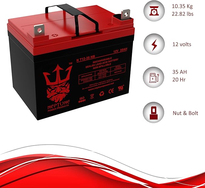 NT-12-35 NB 12V 35AH U1 Deep Cycle AGM Solar Battery Replaces 33Ah, 36Ah Brand - Image 7