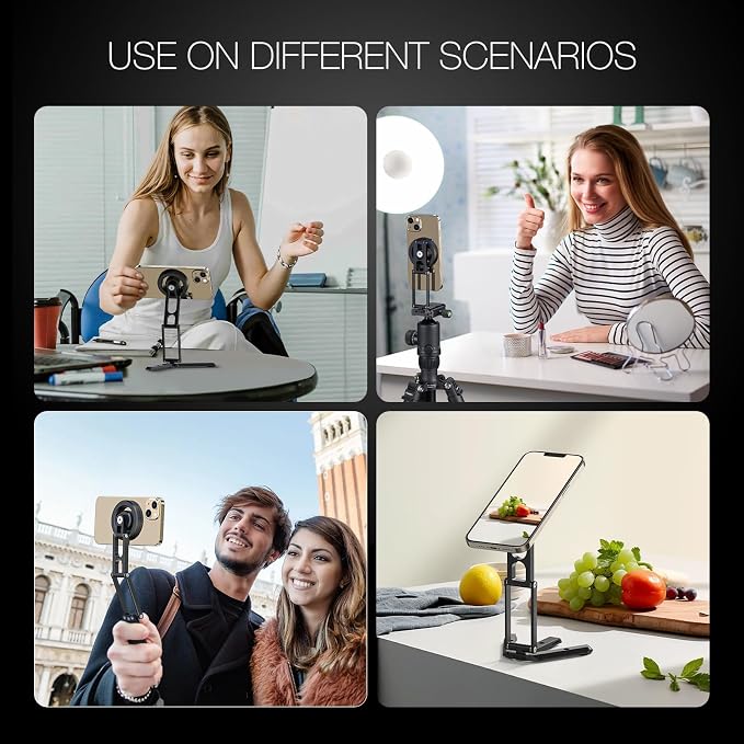 Magnetic Pocket Phone Tripod Foldable Compatible - Image 6